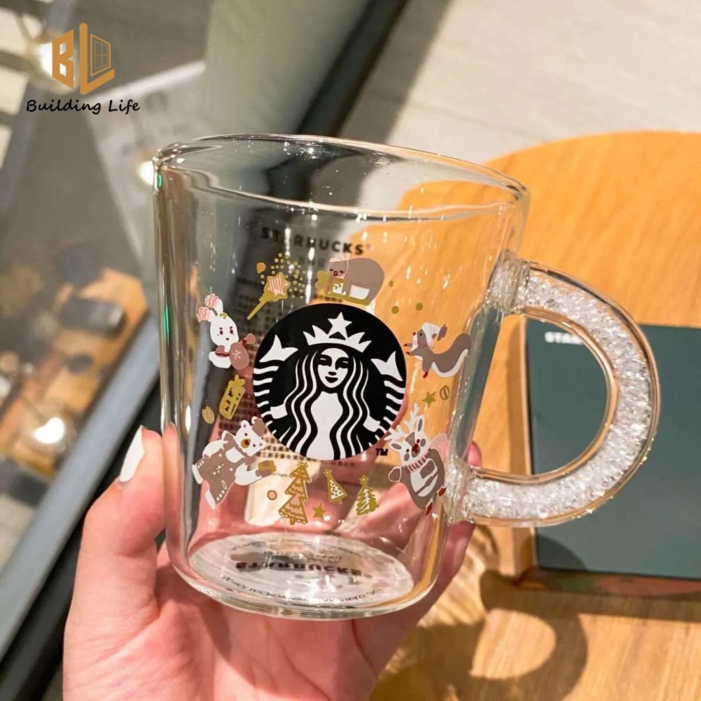 Starbucks แก้วกาแฟ ลายคริสต์มาส เปลี่ยนสีได้ ของขวัญ สําหรับงานรื่นเริง