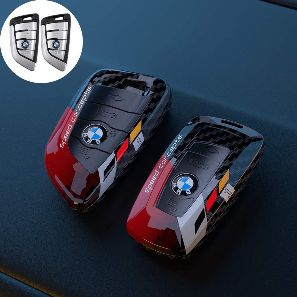 ใหม่ ปลอกกุญแจรถยนต์ คาร์บอนไฟเบอร์ อุปกรณ์เสริม สําหรับ BMW 320d f30 1 2 3 4 5 6 7 Series X1 X3 X4 X5 X6 320Li GT 320i 525Li 530