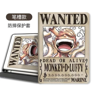 One Piece Luffy Gear 5 กรณี iPad air4/5 mini1/2/3/4/5/6 เคส iPad 10.2 gen7/8/9 2022 pro11 gen11 a16 M3 M5 ฝาครอบ iPad gen5/6 air1/2 กรณีช่องเสียบปากกา