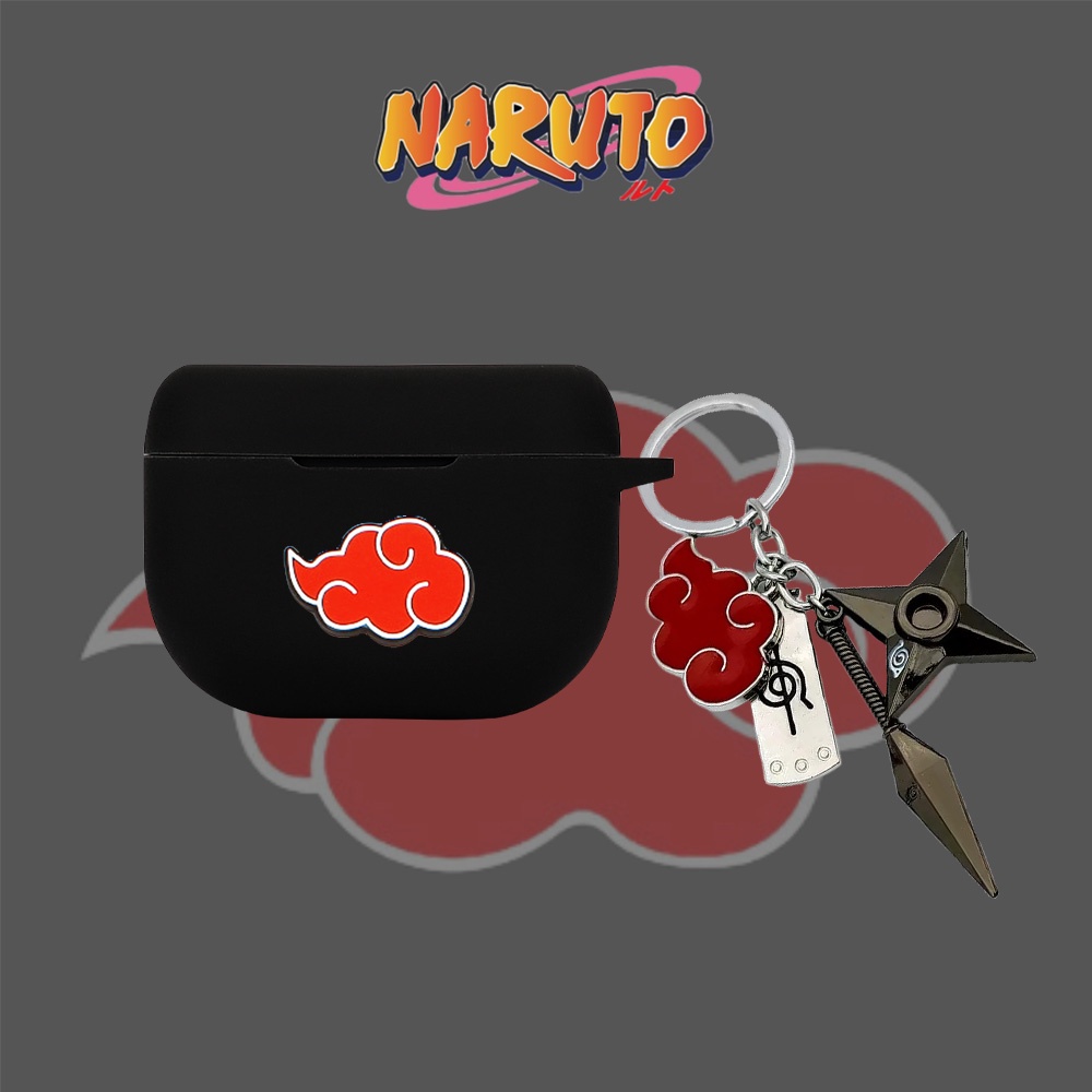 For Jabra Elite 10 Case Anime Naruto Keychain Pendant Silicone Soft Case Jabra Elite 8 Active Shockp