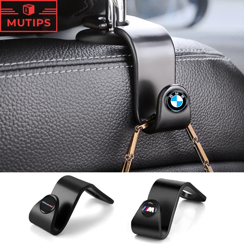 BMW M Performance ตะขอเเขวนในรถยนต์ ตะขอแขวนหลังเบาะ ตะขอเอนกประสงค์บนรถ แบริ่งที่แข็งแกร่งเป็นพิเศษ G20 F10 E46 F30 E39 G30 E60 E90 X1 E84 645ci E63 E36 E30 X3 F25 X3 G01 X1 F48 F32 F34 E92 G22 F44 IX3 I4 IX