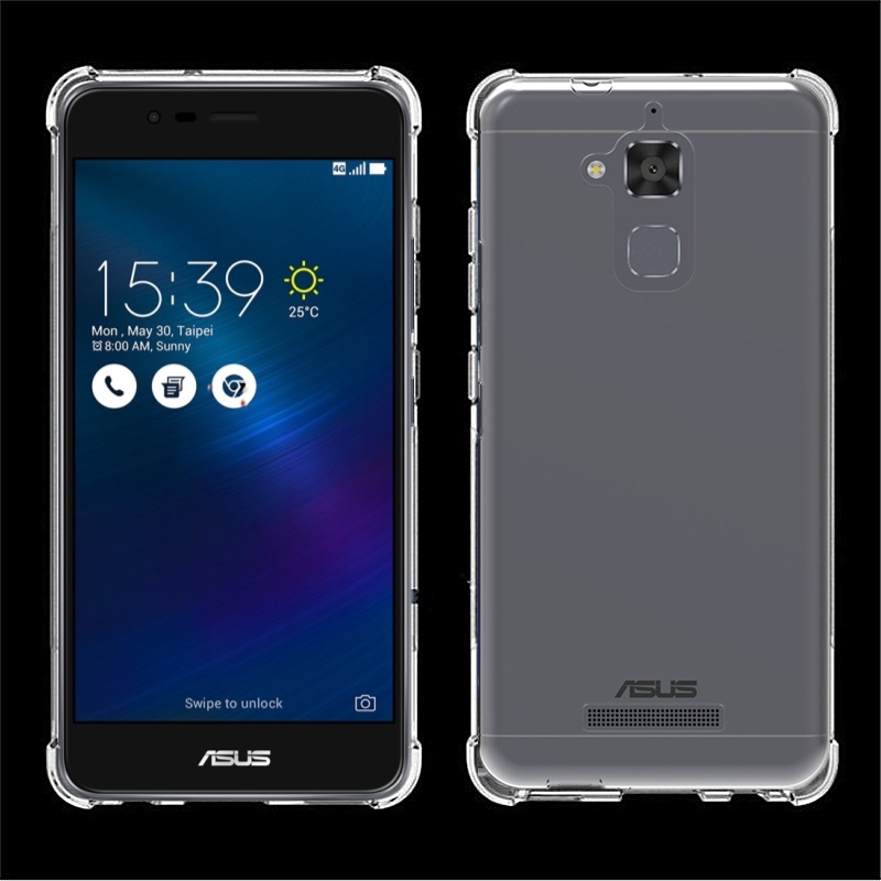 【Crystal Clear】เคสเจลลี่นิ่ม แบบใส กันรอยขีดข่วน สําหรับ ASUS ZenFone 3 Max ZC520TL X008D X008DA X00