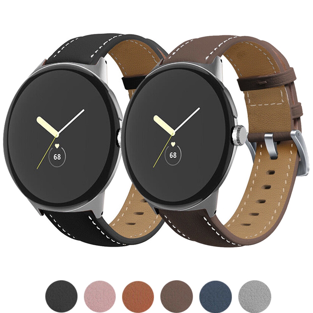 สายนาฬิกาข้อมือหนัง แบบเปลี่ยน สําหรับ Google Pixel Watch 2