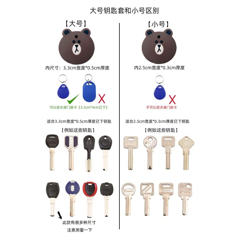 O7gq พวงกุญแจไฟฟ้า จี้หมีบราวน์น่ารัก ทรงสี่เหลี่ยมผืนผ้า สําหรับห้อยกระเป๋า กุญแจรถยนต์O7GQ - รูปที่ 6