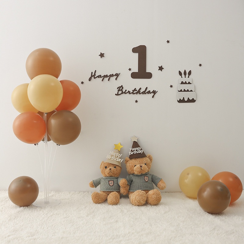 สติกเกอร์แบนเนอร์ ผ้าสักหลาด ลาย Happy Birthday ตัวเลข สําหรับตกแต่งปาร์ตี้วันเกิดเด็ก ห้องนั่งเล่น ราคา ถูกที่สุด ดีลบีเคเค แกลเลอรีภาพที่ 5