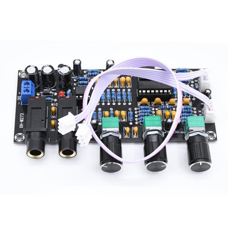 Xh-m273 บอร์ดขยายเสียงไมโครโฟน คาราโอเกะ สําหรับร้องเพลง