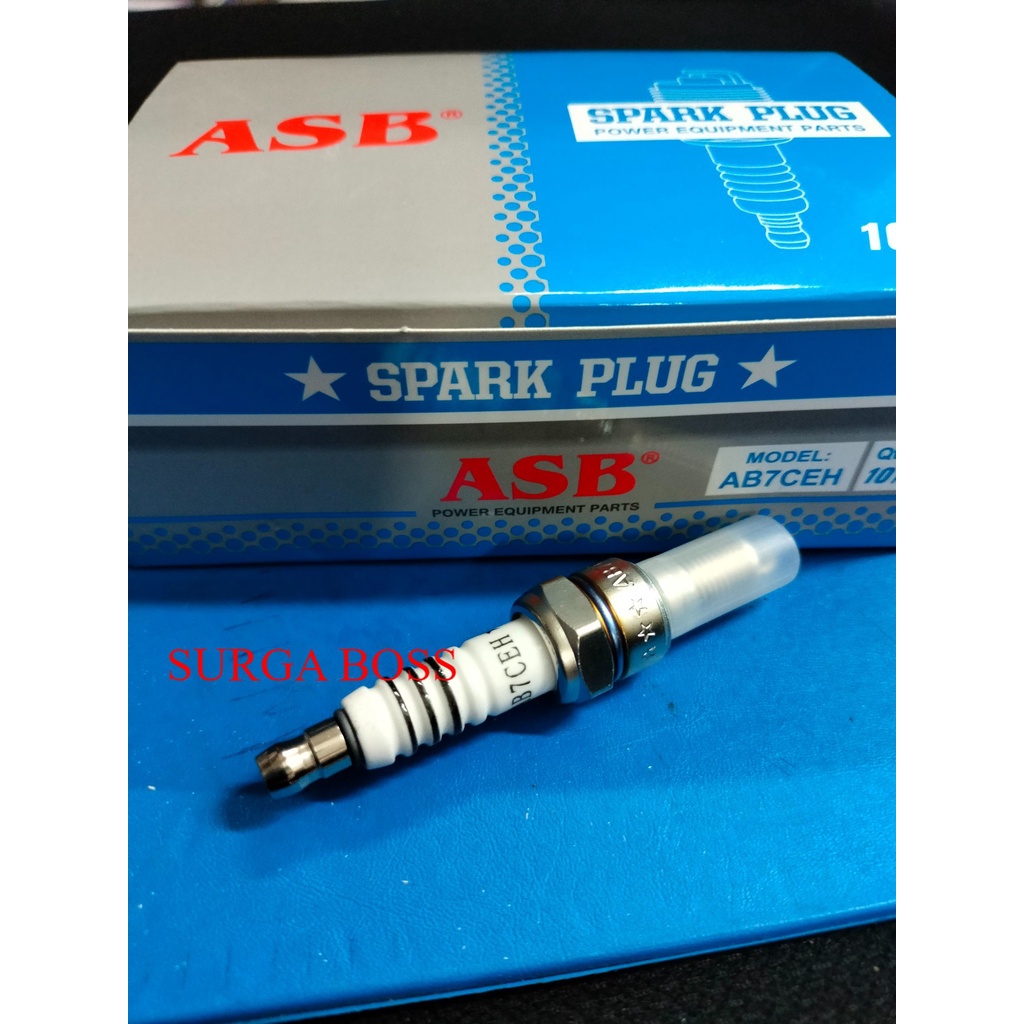 AB7CEH SPARK PLUG สําหรับยี่ห้อ OLD VARIO CARBON TECNO 110 ASB