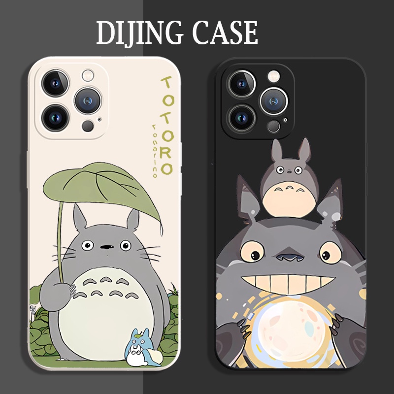 เคสโทรศัพท์มือถือคู่รัก ลายการ์ตูนอนิเมะ My Neighbor Totoro สําหรับ iPhone15 iPhone14promax 13Pro 11Pro 12mini 8plus7 6s xr xsmax