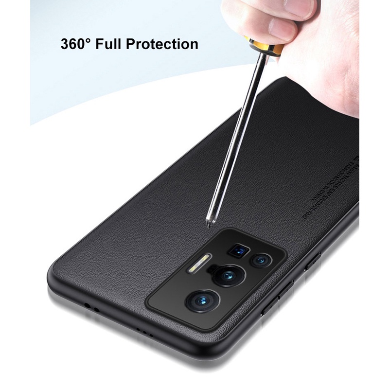 เคสโทรศัพท์มือถือหนัง PU ผิวด้าน กันกระแทก สไตล์นักธุรกิจ หรูหรา สําหรับ Vivo X70 X70 Pro X60 X60 Pro X50 X50 Pro - รูปที่ 6