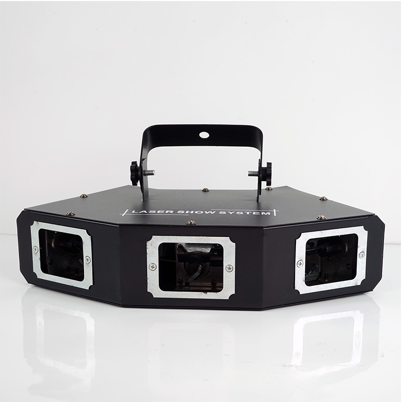 ไฟเลเซอร์ปาร์ตี้ RGB 3 รู พร้อมการควบคุมด้วยเสียง Three-Hole RGB Laser Light เส้นจะหลากหลายและสวยงาม จัดส่งจากประเทศไทย - รูปที่ 4