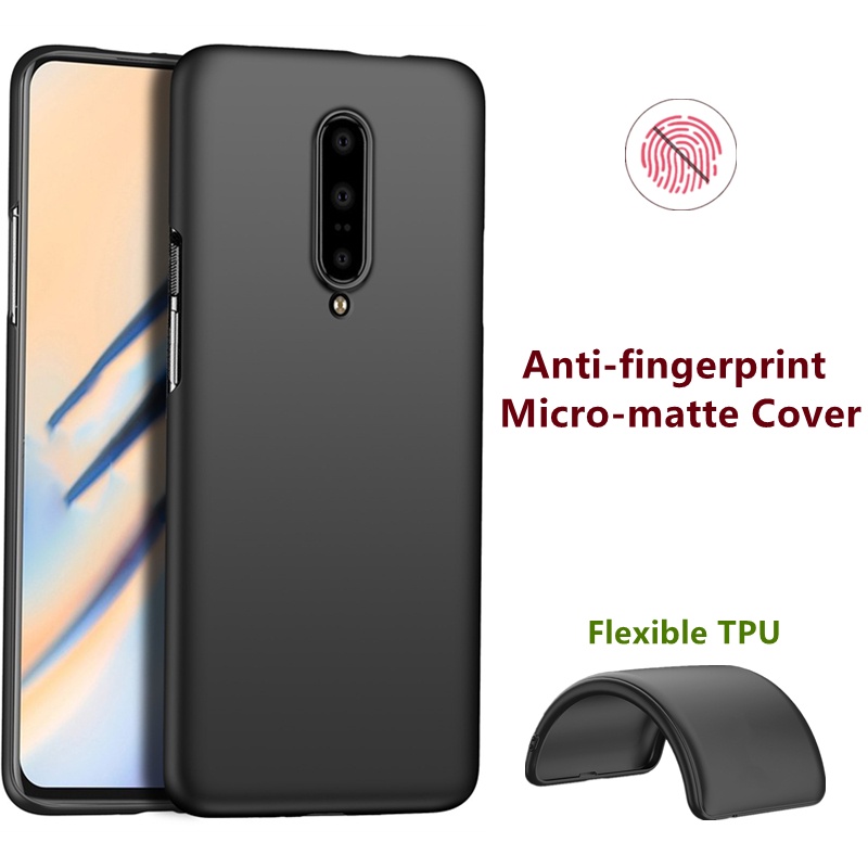 สําหรับ OnePlus 7 Pro GM1910 GM1911 GM1913 GM1915 GM1917 ยืดหยุ่น TPU Minimalism ฝาครอบซิลิโคน Fine 