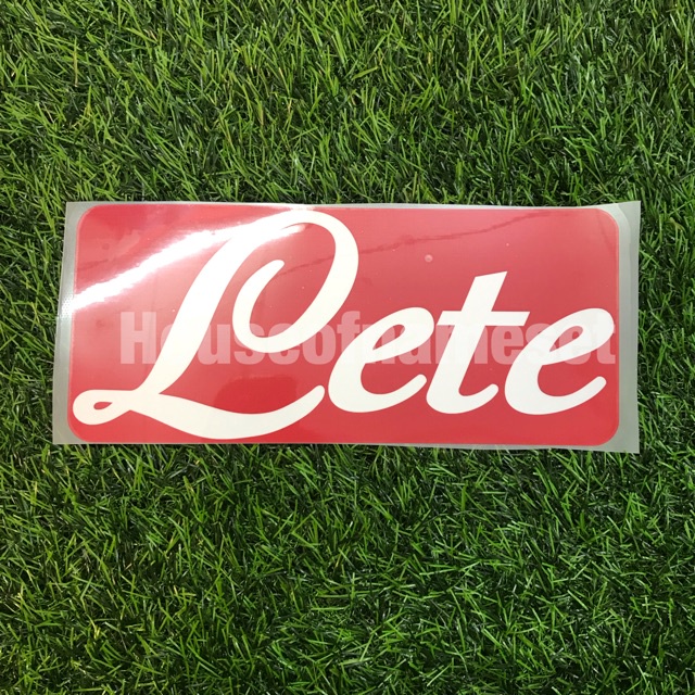 Lete Napoli สปอนเซอร์แบบกําหนดเอง