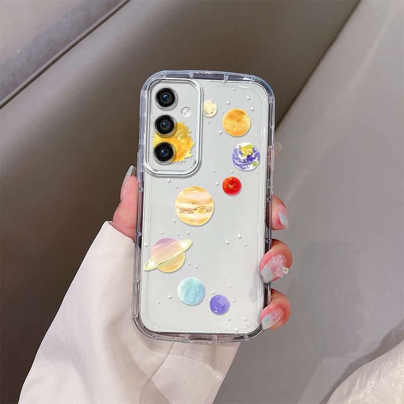 เคสโทรศัพท์มือถือแบบใส ลายคาปาครีม แฟชั่น สําหรับ Samsung Galaxy S23 S20 S21 FE S24 Plus Ultra S20FE S21FE S23FE S24Plus S24Ultra