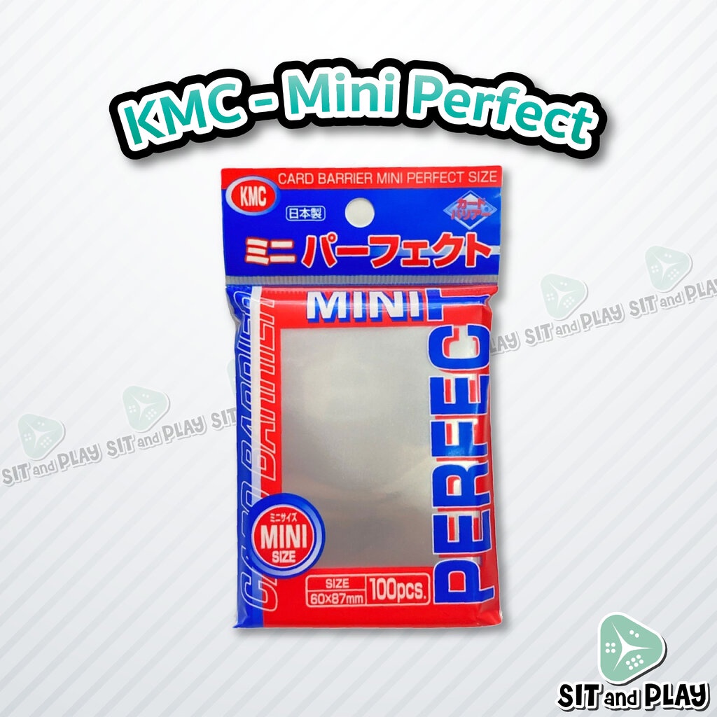 KMC - Card Barrier Mini Perfect Size ซองใส ใส่การ์ด ขนาดพอดี ชั้นในสุด (100 ซอง) สำหรับการ์ดศิลปินไอ