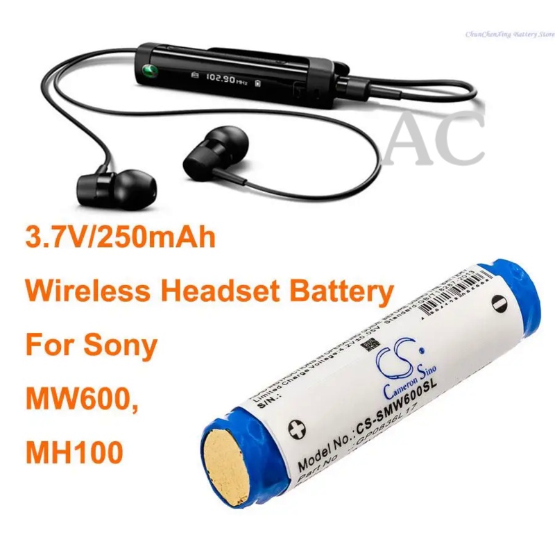 AC Cameron Sino 250mAh Wireless Headset Battery GP0836L17 for Sony MH100, MW600