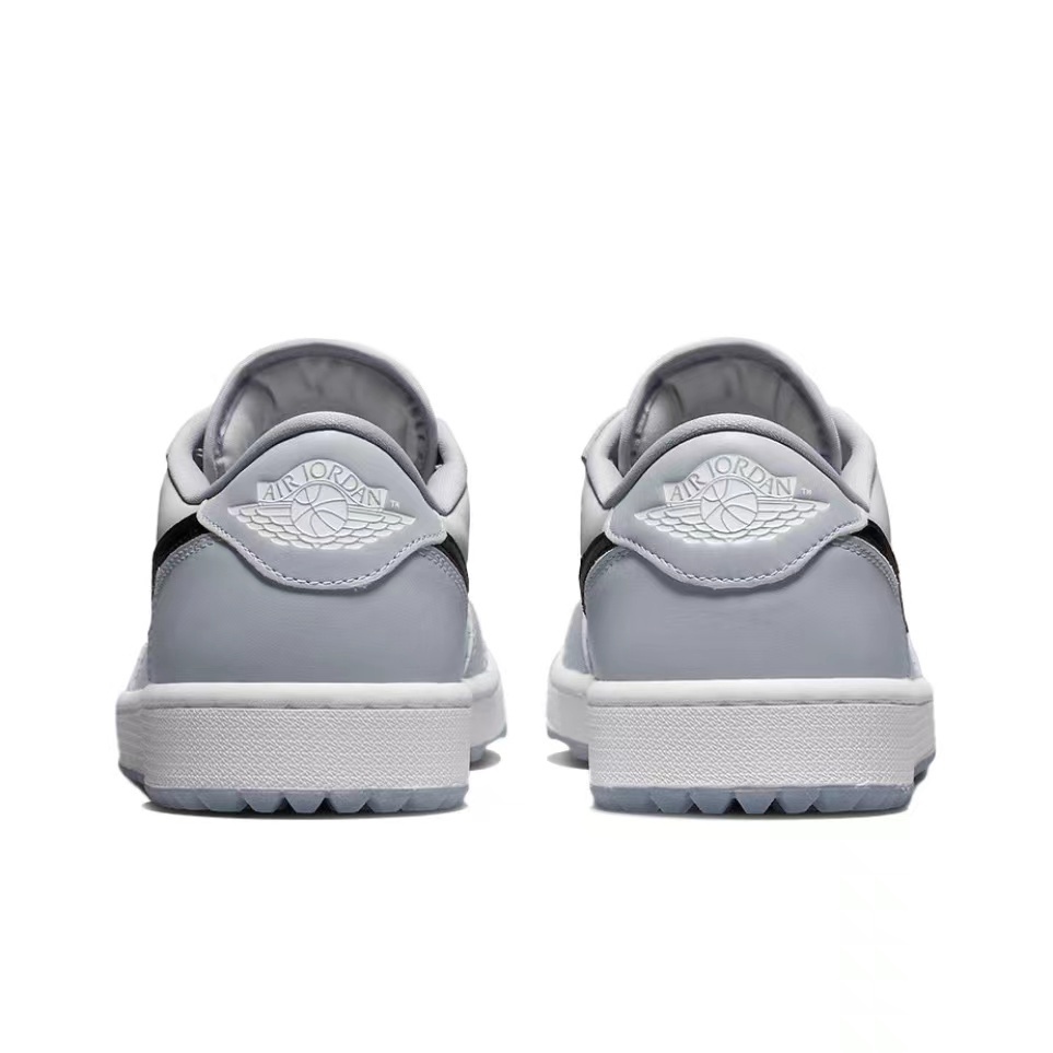 ♞,♘nike UA Unisex Sneakers AJ1 Low Golf Wolf Grey Lowcut Shoes For Women And Men a