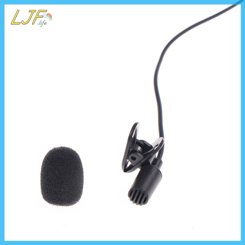 Ljf ไมโครโฟนสตูดิโอ ขนาดเล็ก 3.5 มม. สําหรับ PC เดสก์ท็อป โน้ตบุ๊ก 1.5 ม. TH