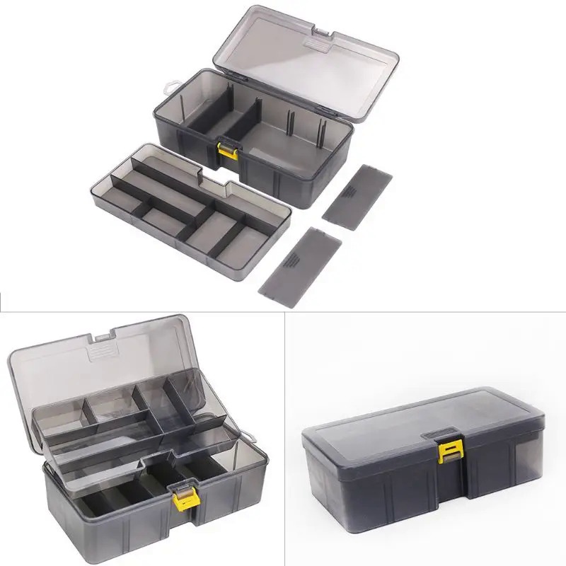 Organizer Box Two-layer Plastic Storage for CASE Screw Tool Box Assortment Boxes