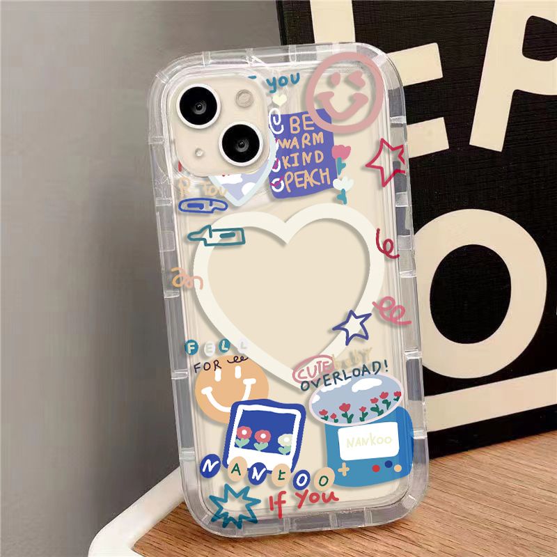 เคสโทรศัพท์มือถือแบบนิ่ม TPU ใส ลายดอกไม้ หน้ายิ้ม สําหรับ OPPO Find X6 Pro X6 X5 Pro X5 Lite X5 X3 Pro X3 F21S F21 Pro F19 F17 Pro F12 F11 Pro F11 F9 Pro