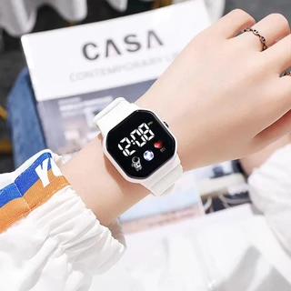 JONY1TWDD นาฬิกาสปอร์ตสําหรับเด็ก, กันน้ําแฟชั่น LED นาฬิกาดิจิตอล, สายซิลิโคนกลางแจ้ง Spaceman นาฬิกาข้อมืออิเล็กทรอนิกส์ผู้ชายผู้หญิงนักเรียน