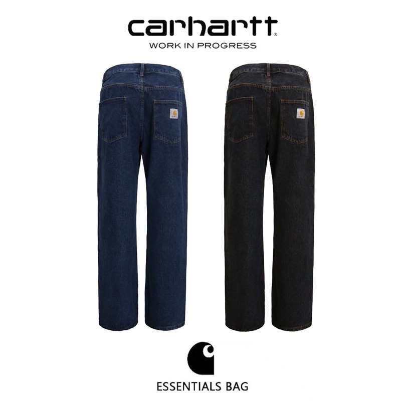 CARH@TT Ca*hartt กางเกงยีนขายาวลําลอง ทรงตรง ทรงหลวม สไตล์วินเทจ สําหรับผู้ชาย