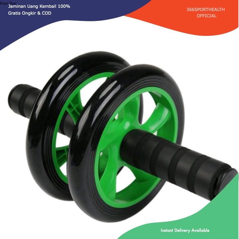 [366SH] AB WHEEL/AB ROLLER/DOUBLE WHEEL/SIT UP EQUIPMENT/GYM EQUIPMENT
