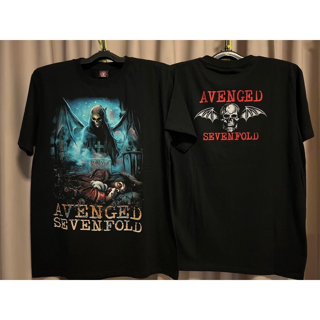 เสื้อวงลายA7X(ป้ายRockYeah)