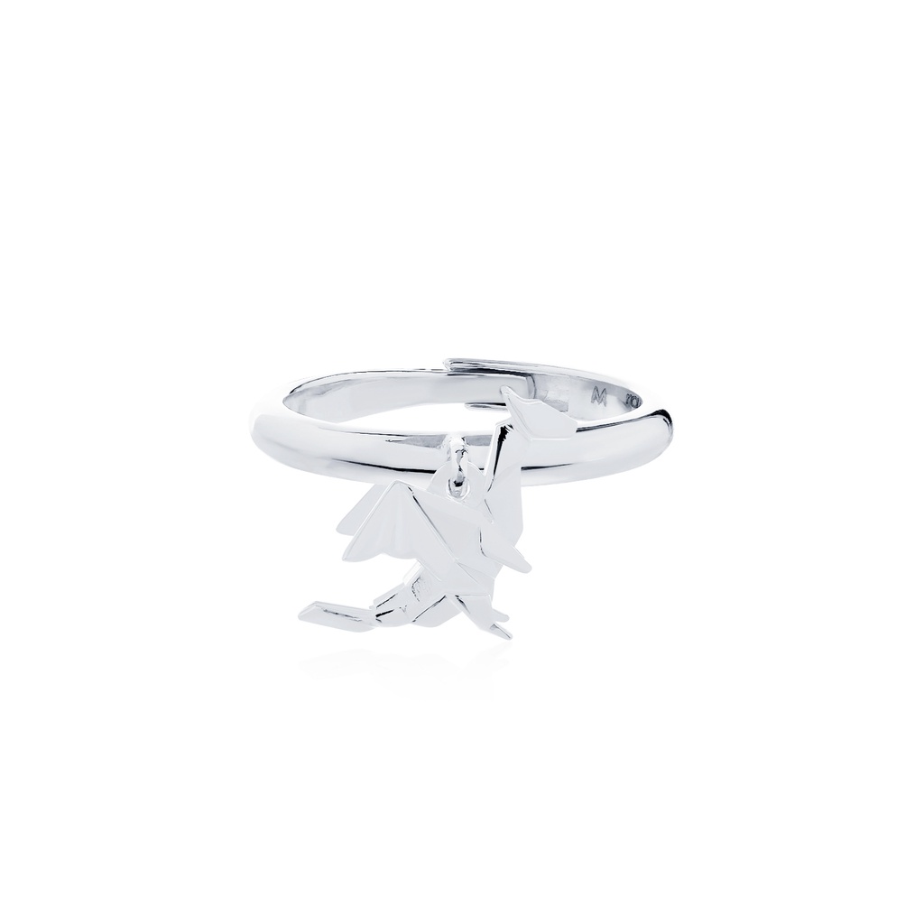 Rainbow Jewelry Origami Dragon Adjustable Ring