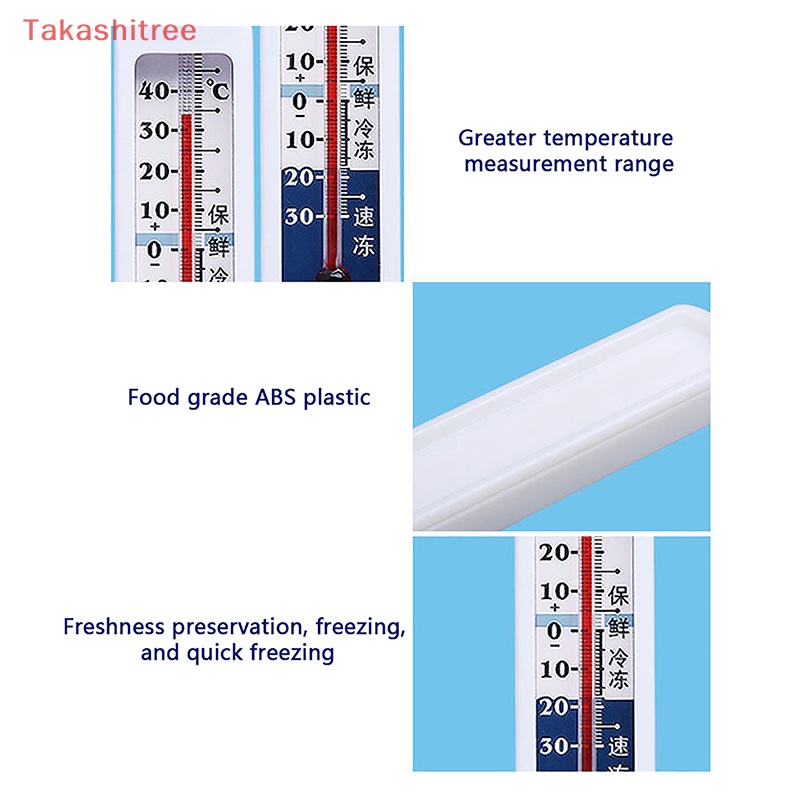 (Takashitree) 1 ชิ้น -30℃-40℃ เครื่องวัดอุณหภูมิตู้เย็น ตู้แช่แข็ง ขนาดเล็ก