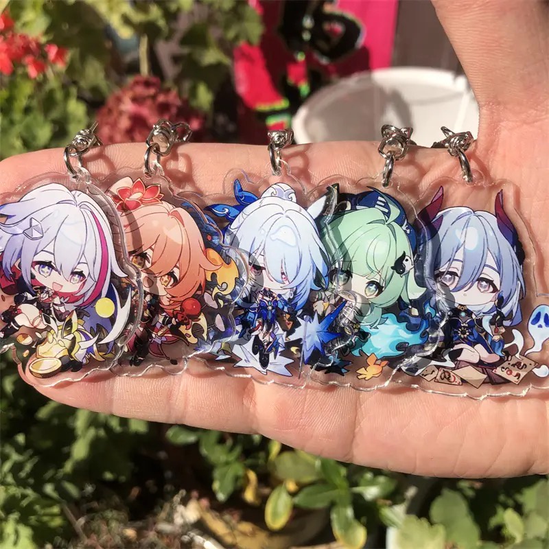 พวงกุญแจ จี้อะคริลิค รูปการ์ตูนอนิเมะ Honkai: Star Rail ของขวัญของที่ระลึก แบบสร้างสรรค์