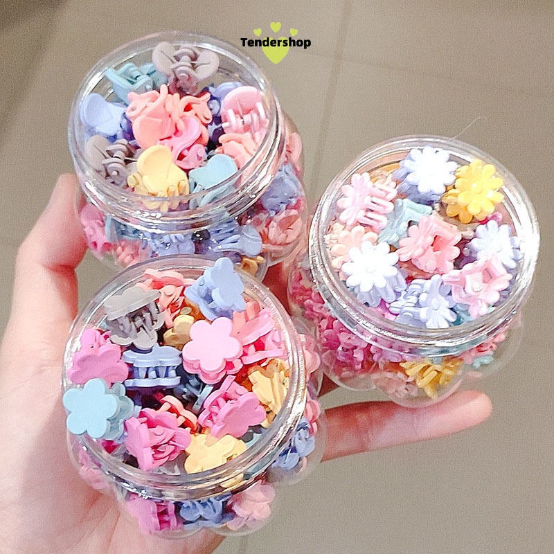 COD-ส่งเร็ว คลิปมินิคลิปดอกไม้เล็ก ๆ น้อย ๆ กิ๊บกิ๊บน่ารักสำหรับเด็ก-Ten