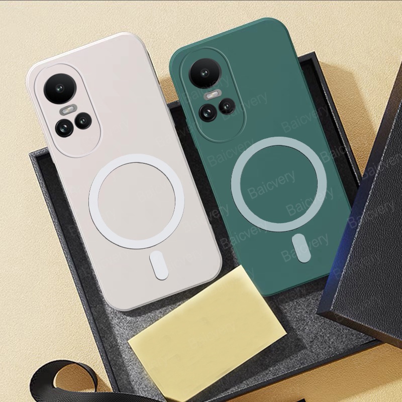 เคสซิลิโคน TPU พร้อมแหวนเหล็ก หลากสี สําหรับ OPPO Reno10 5G CPH2531 Reno 10 Pro CPH2525 Reno 10 ProPlus Pro+ 5G CPH2521