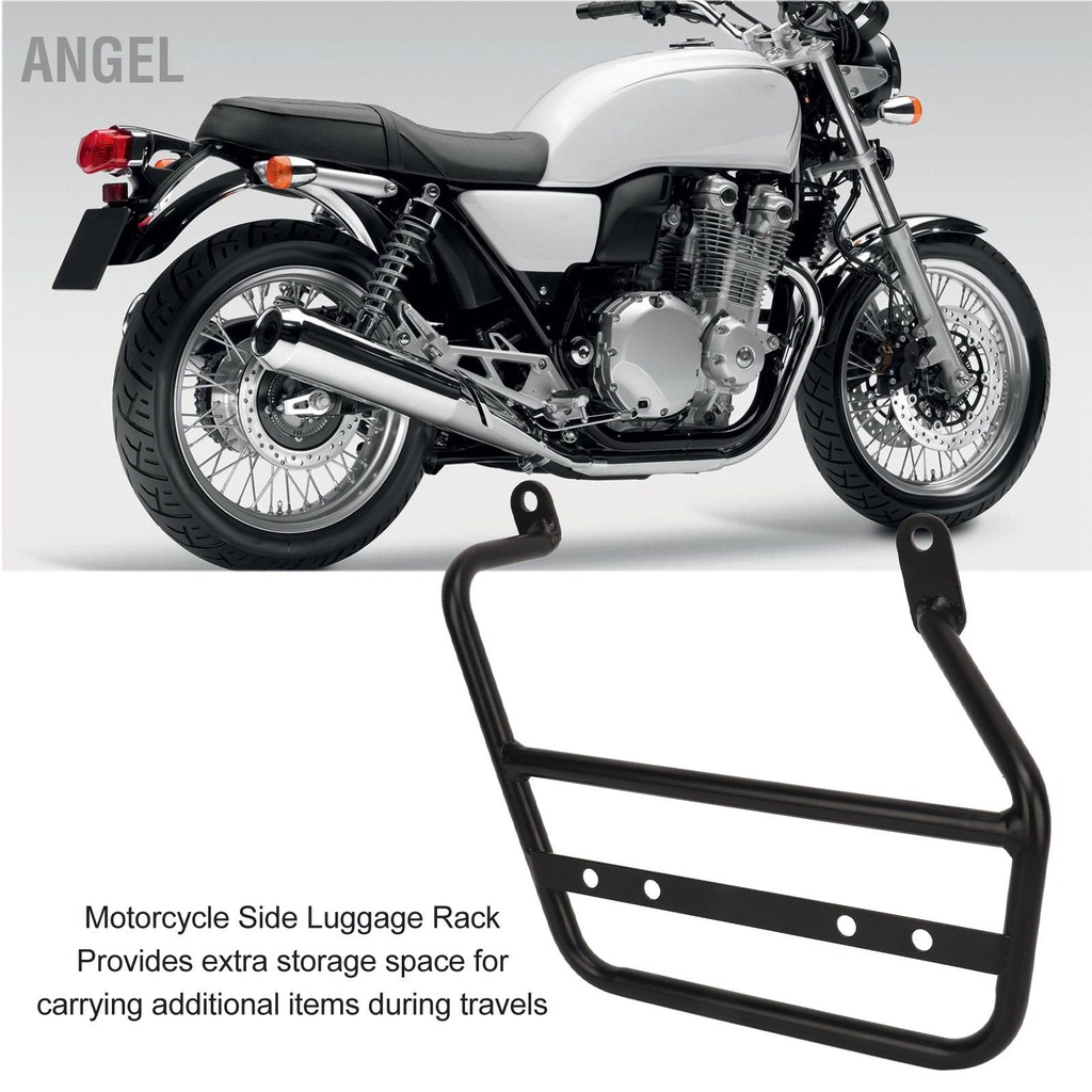 ANGEL รถจักรยานยนต์ด้านข้างกระเป๋าเดินทาง 12 มม.เหล็ก Hard Anodized อานกระเป๋า Rack สำหรับ CB1100 EX ฿ 2017 ถึง 2023