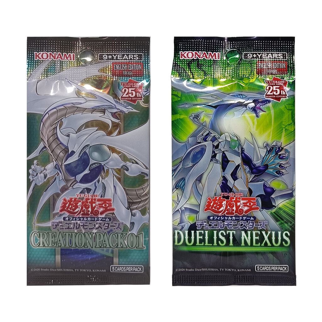 Game Card Yu-Gi-Oh! Booster Pack Yugioh Asia English OCG Konami ซองสุ่มการ์ดยูกิของแท้ ภาษาอังกฤษ Cr