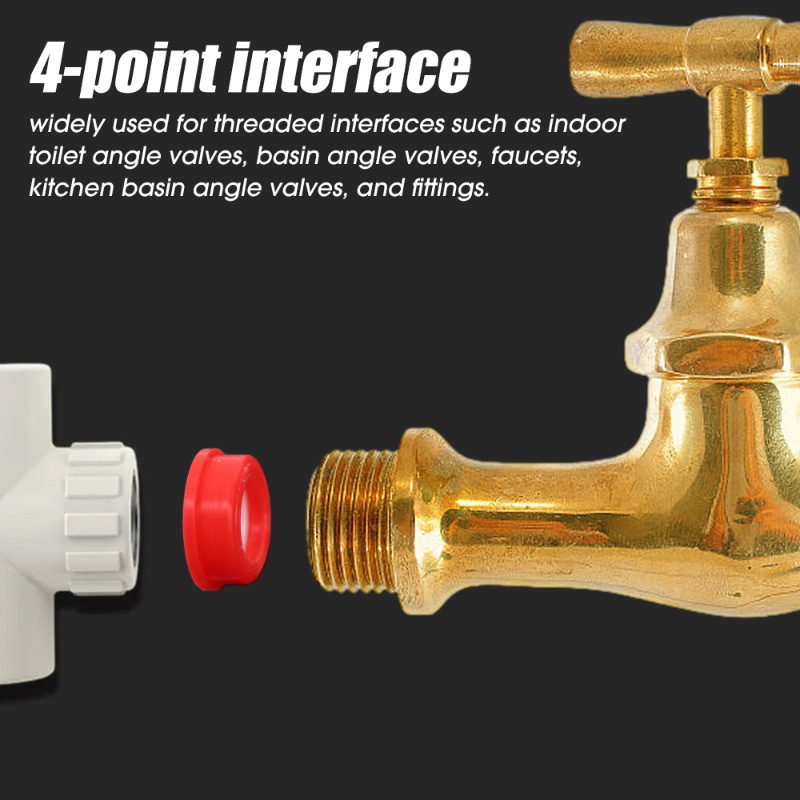 10ชิ้นซิลิโคนรั่วก๊อกน้ําปิดผนึกปะเก็น/เปลี่ยนก๊อกน้ําวาล์วแกน/ปฏิบัติอุปกรณ์ฮาร์ดแวร์ - รูปที่ 4