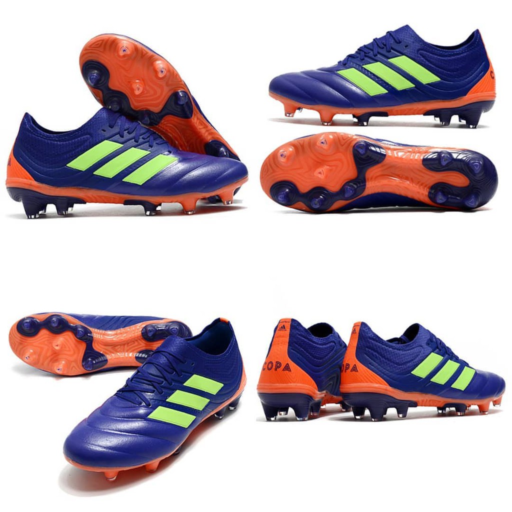 สันทนาการ รองเท้าฟุตบอลใหม่ล่าสุด ราคาถูก ทันสมัย นำเข้าจากซัพพลายเออร์ Adidas Copa 20.1 Blue Volt