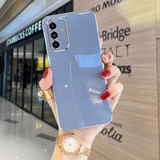 เคส Samsung A15 5G A25 A35 A55 A14 5G A54 5G A05S เคสโทรศัพท์มือถือ สีพื้น เรียบง่าย สําหรับ ZB