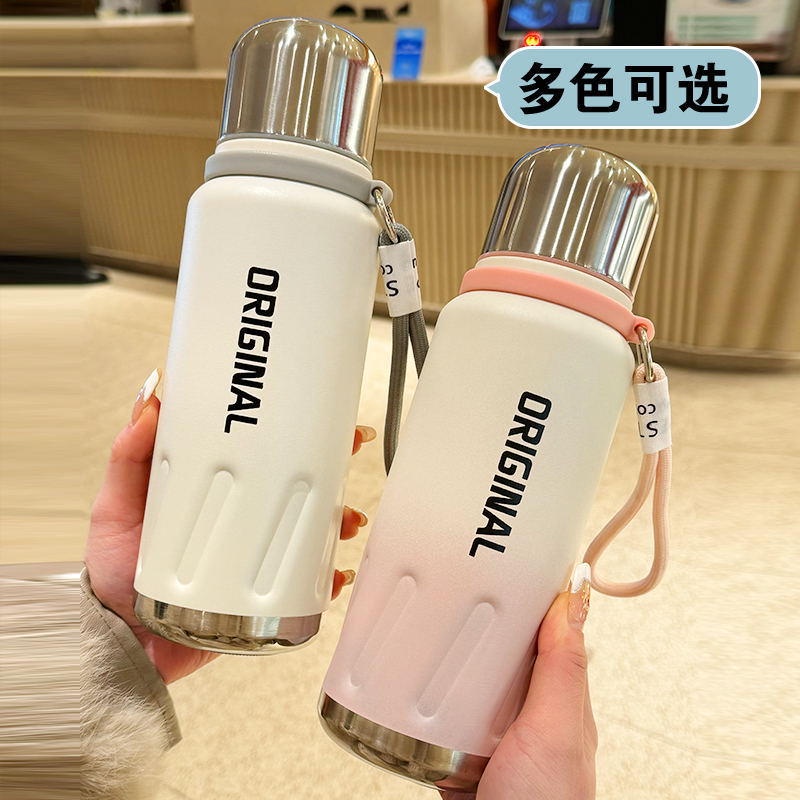 316 สแตนเลสถ้วยความร้อนความจุขนาดใหญ่แยกถ้วยน้ำชา