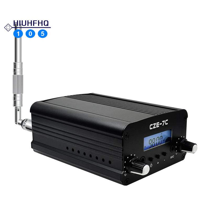 【Hiuhfhq106】เครื่องส่งสัญญาณ Fm CZE-7C 7W ระยะไกล คุณภาพสูง สําหรับคริสตจักรไดร์ฟ โรงเรียน และซูเปอร