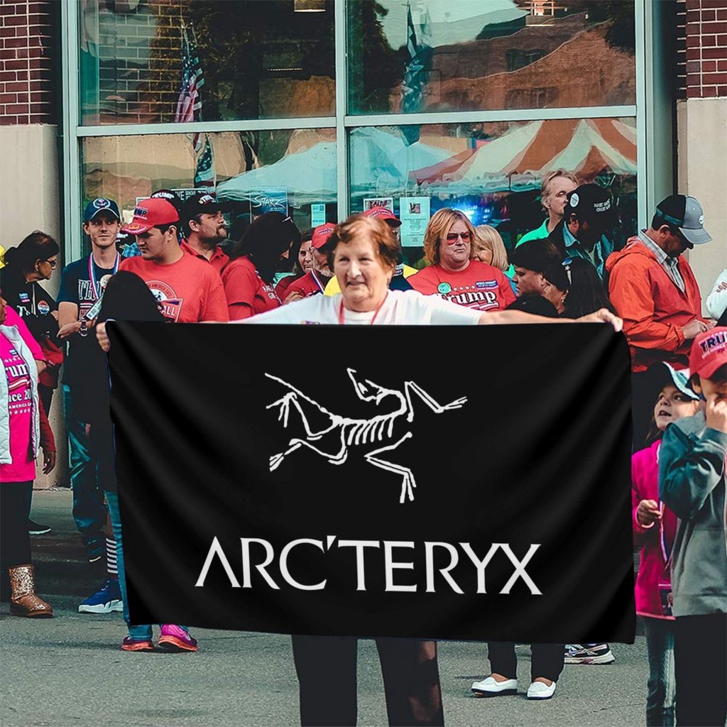 Arc'teryx (3) ธงตกแต่งบ้าน สวน 152x90 ซม.