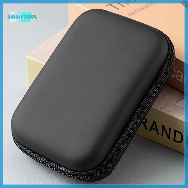 Utzn> กระเป๋า EVA มีซิป ป้องกัน HDD SSD USB สําหรับฮาร์ดไดรฟ์ 2.5 สายชาร์จ USB ใหม่