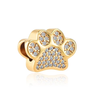 ใหม่ Charms สร้อยข้อมือ 925 จี้เงินสเตอร์ลิงคลิป evil eye Gold letter stopper เครื่องประดับดอกไม้ Apple Dog Claw กาแฟยูนิคอร์น Rose Gold Charm DIY Fine Bead