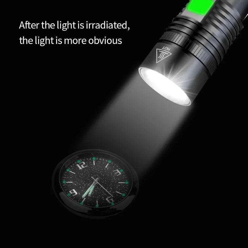 นาฬิกาควอตซ์เรืองแสง ขนาดเล็ก มีกาวในตัว ติดปุ่มกดแบตเตอรี่ สําหรับรถยนต์ - รูปที่ 5