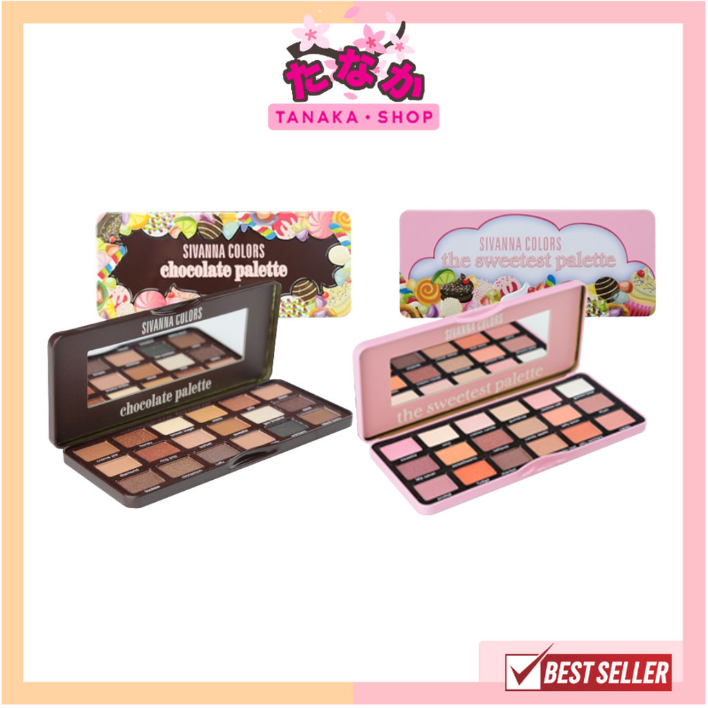 HF7006 SIVANNA COLORS Chocolate & Sweetest Palette ช็อคโกแลต แอนด์ สวีทเทส พาเลทท์