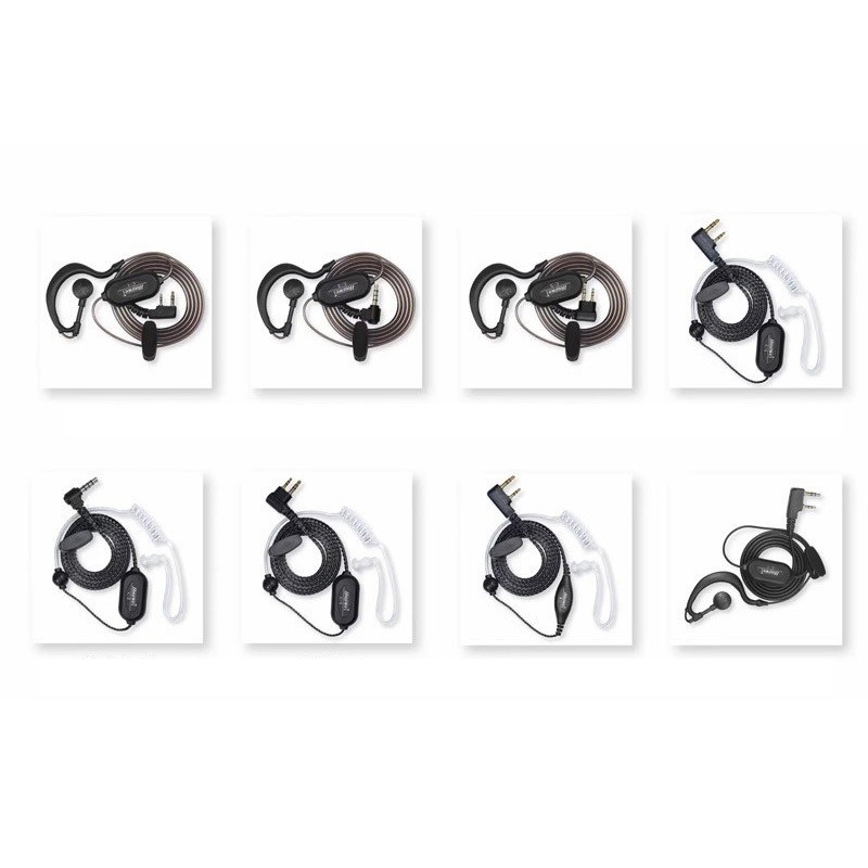 อุปกรณ์เสริมเครื่องส่งรับวิทยุ สายหูฟัง C3 อลูมิเนียมฟอยล์ ท่อ C1 K5 หัว K/M/Y สากลu