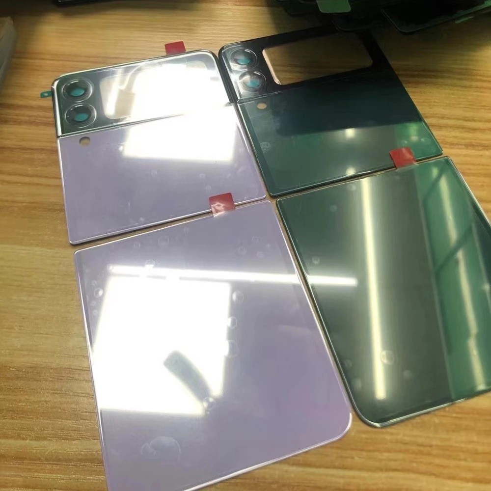 ฝาครอบกระจกด้านหลังสําหรับ Samsung Galaxy Z Flip 3 5G F711B F711U F711N F711W F7110 SC-54B SC12 F711