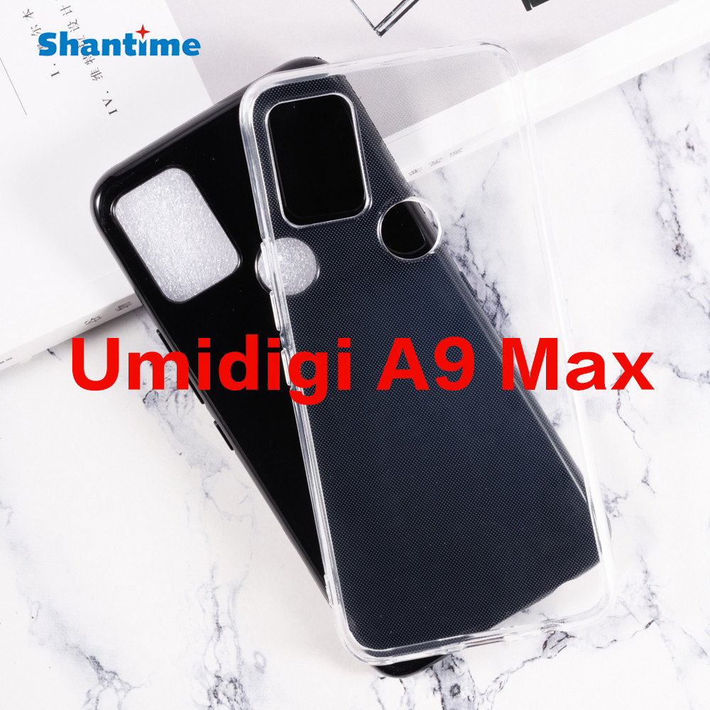 เคส Umidigi A9 Max, ฝาหลังแบบนุ่มซิลิโคนกันกระแทกกันชน Anti-Yellowing Full-Body เคสป้องกันสําหรับ Um
