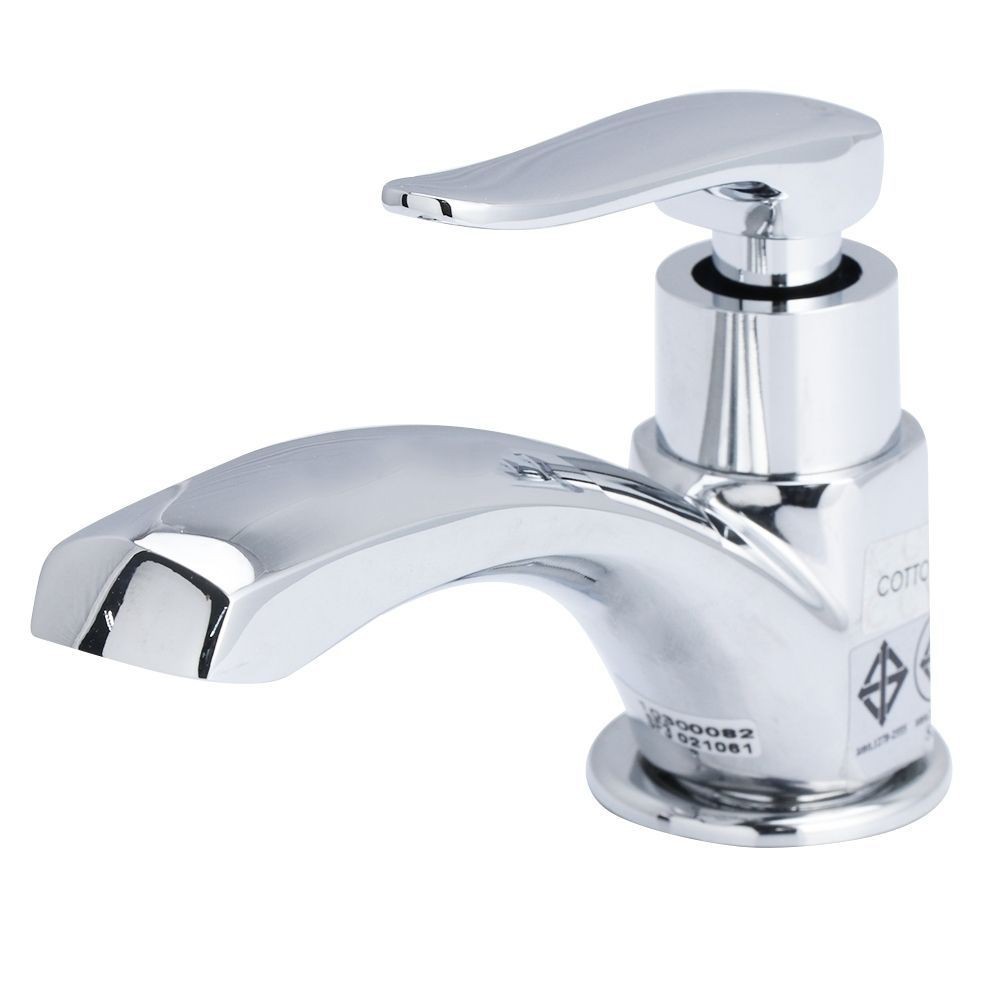ก๊อกอ่างล้างหน้า COTTO CT1206(HM) สีโครม ก๊อกน้ำ ห้องน้ำ BASIN FAUCET COTTO CT1206 (HM) CHROME สุขภั