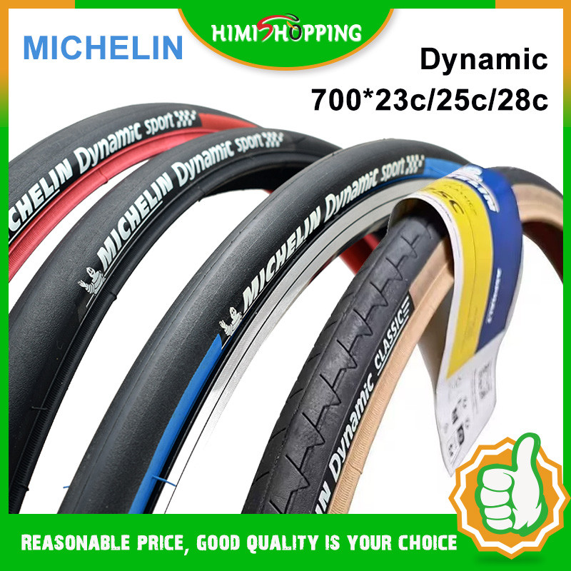READY Stock1pc Michelin แผนที่จักรยานยาง 700C Dynamic sport/classic Racing ยาง Multicolor Ultralight Slick 700*23C 25c/28c จักรยานยางขี่จักรยานอุปกรณ์เสริม