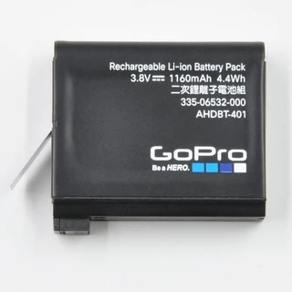 แบตเตอรี่สำหรับแบตเตอรี่ 4 ก้อนใหม่ (Gopro 4 Black / Silver battery) AHDBT-401 ดับเบิ้ล usb ชาร์จ GoPro Hero 4